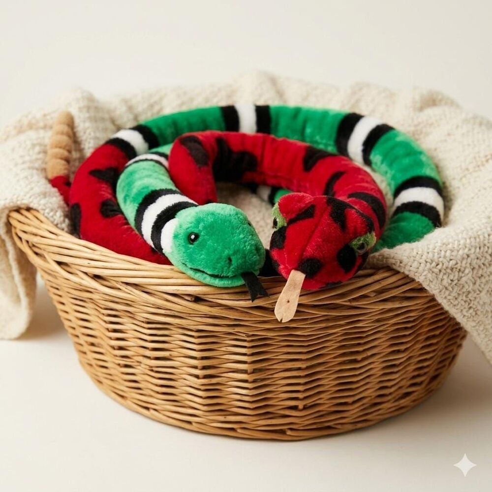 Vintage Plush Snake Duo | Fiesta & B.J. Toy Co.